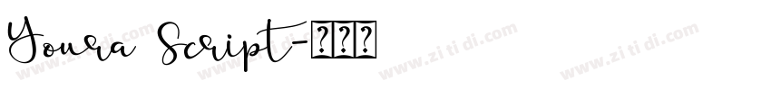 Youra Script字体转换